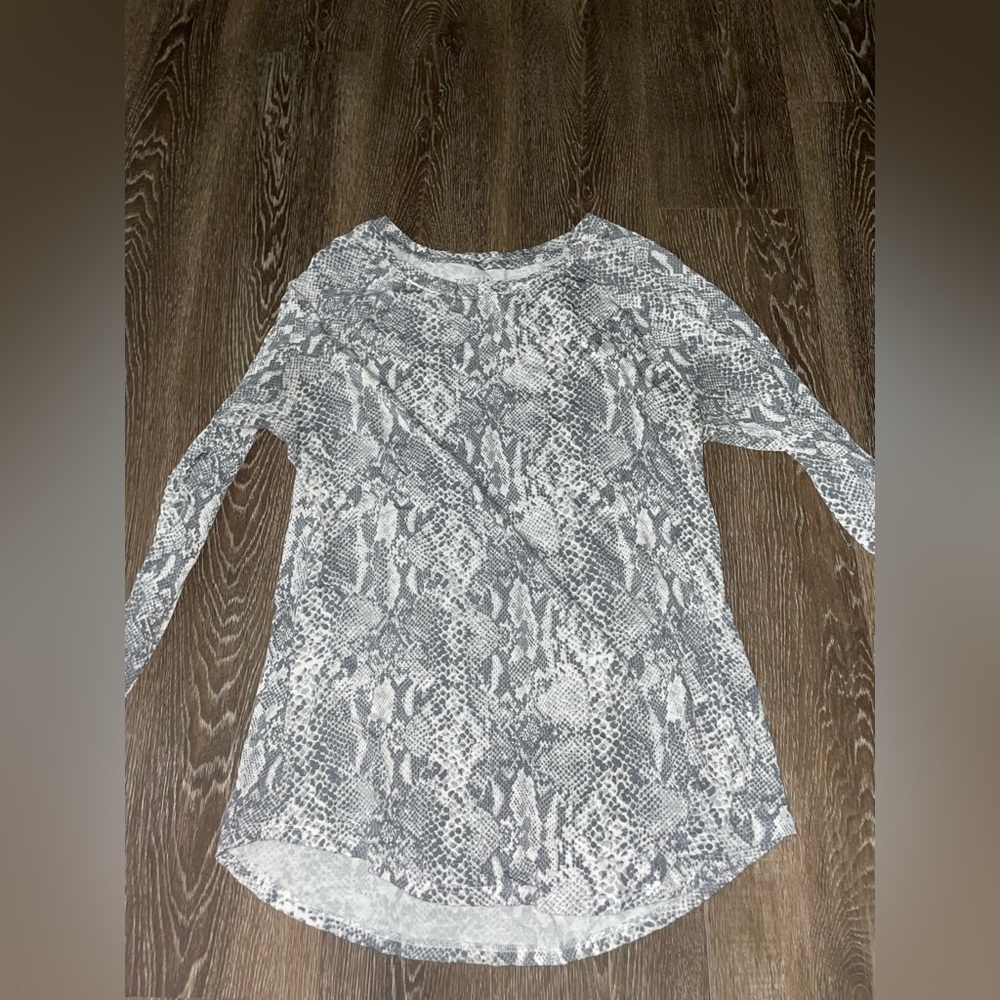 Snakeskin top